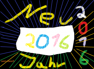 Leon Gesch Neujahr karte