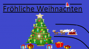 Weihnachtskarte Yannick